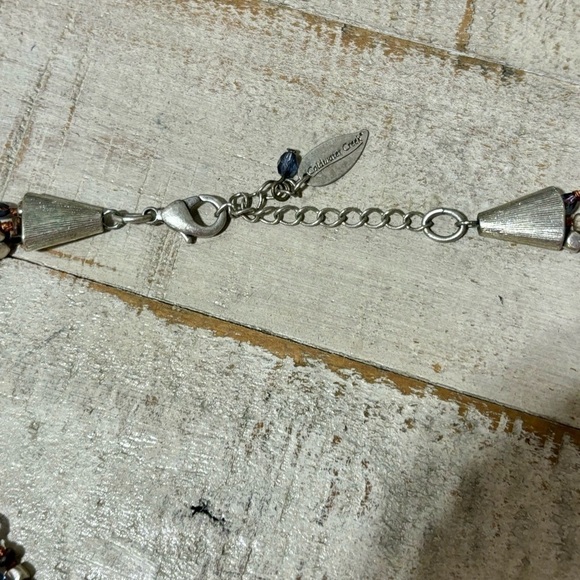 Vintage❤️Coldwater Creek 3-Strand Agate Necklace - Picture 5 of 6